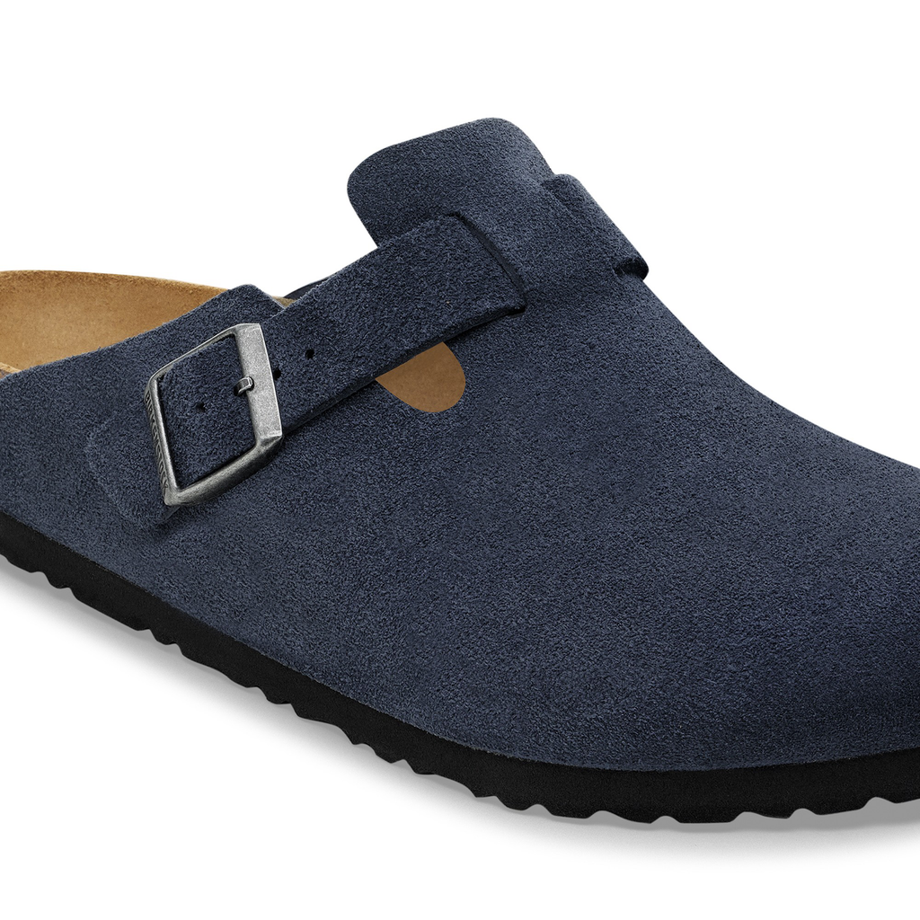 Birkenstock Boston Suede Leather "New Navy"