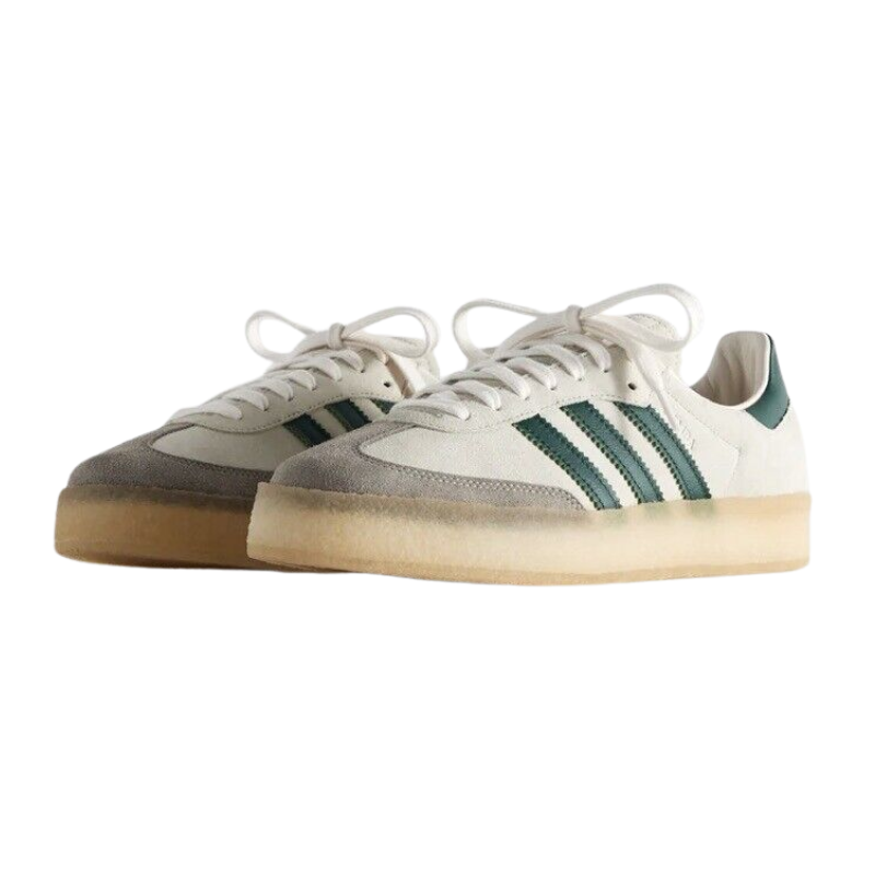 Adidas Clarks 8th Street Samba by Ronnie Fieg Chalk White Green
