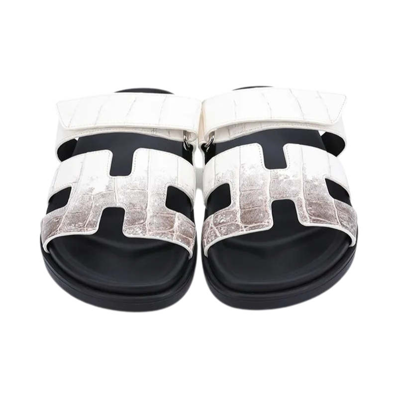 Hermes Chypre sandal Himalaya Crocodile Limited