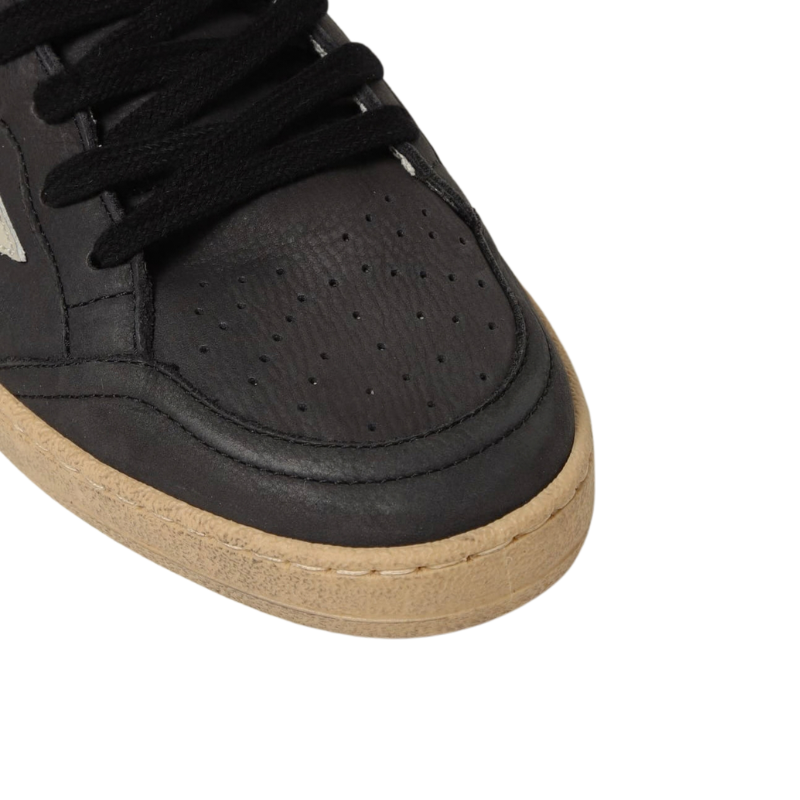 Golden Goose Ball Star in glitter with leather star and metallic leather heel tab Dark Grey Sand(Men)