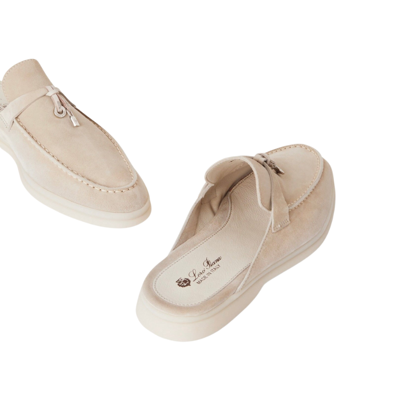 Loro piana Babouche Charms Walk Loafer 'Linen'