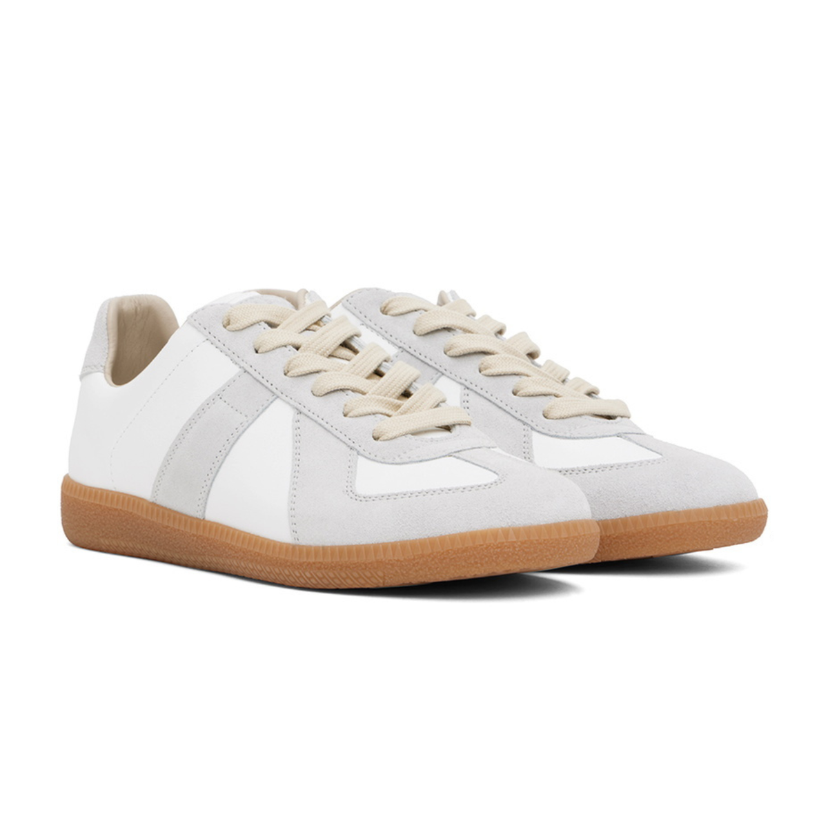 Maison Margiela White & Gray Replica Sneakers