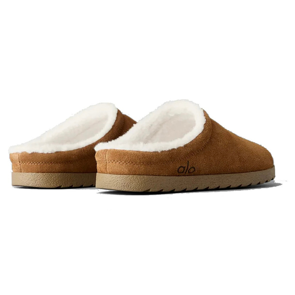Alo Slipper Sherpa Recovery - Saddle/Ivory