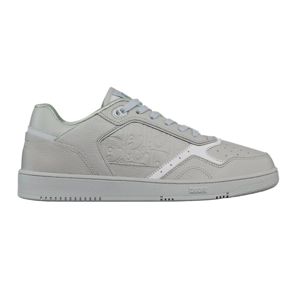 Dior B27 Uptown Low-Top Sneaker Gray Grained Calfskin and Gray Dior Gravity Leather