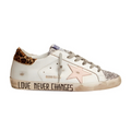 Golden Goose Lace-up flat-bottomed casual round-toed board (Women's)