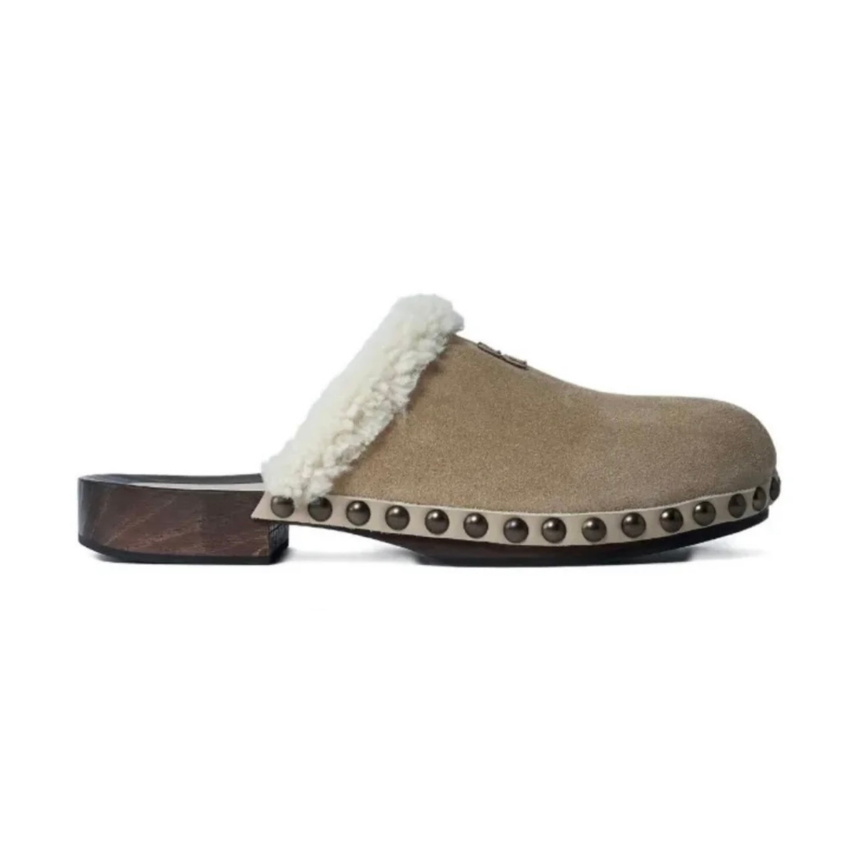 Miu Miu Suede clogs - beige
