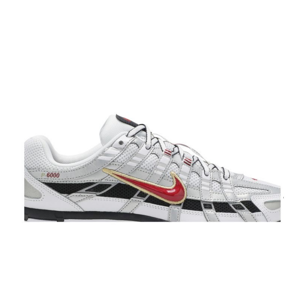 Nike P-6000 'Metallic Silver Red'