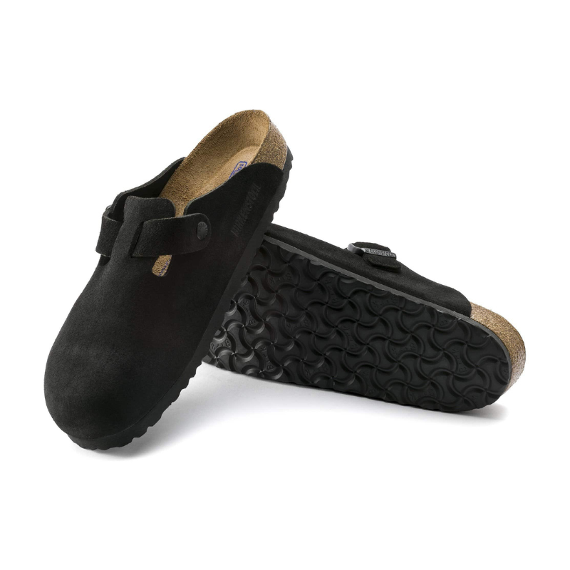 Birkenstock Boston Soft Footbed Black