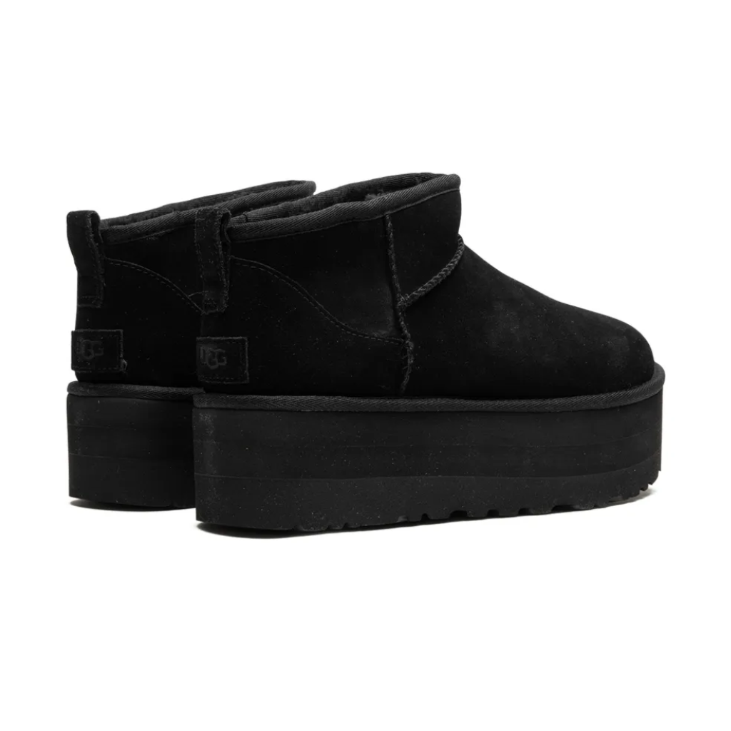 UGG Classic Ultra Mini Platform Black- Chestnut