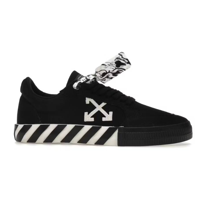 OFF-WHITE Vulc Low Canvas – Black White