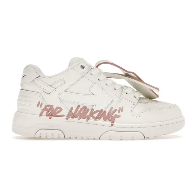 OFF-WHITE Out Of Office Low – For Walking White Pink
