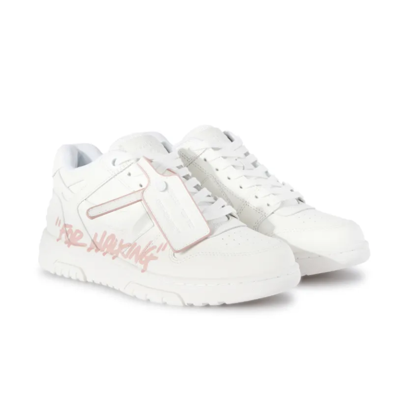 OFF-WHITE Out Of Office Low – For Walking White Pink