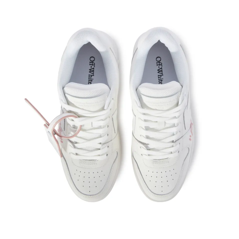 OFF-WHITE Out Of Office Low – For Walking White Pink