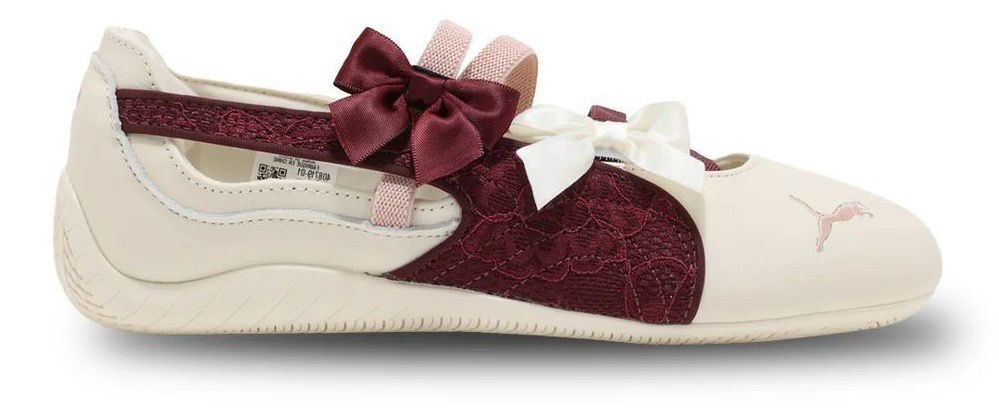 Puma Speedcat Ballet Lace sneakers in beige.