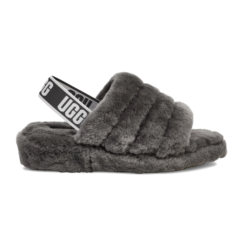 UGG Fluff Yeah Slide – Charcoal