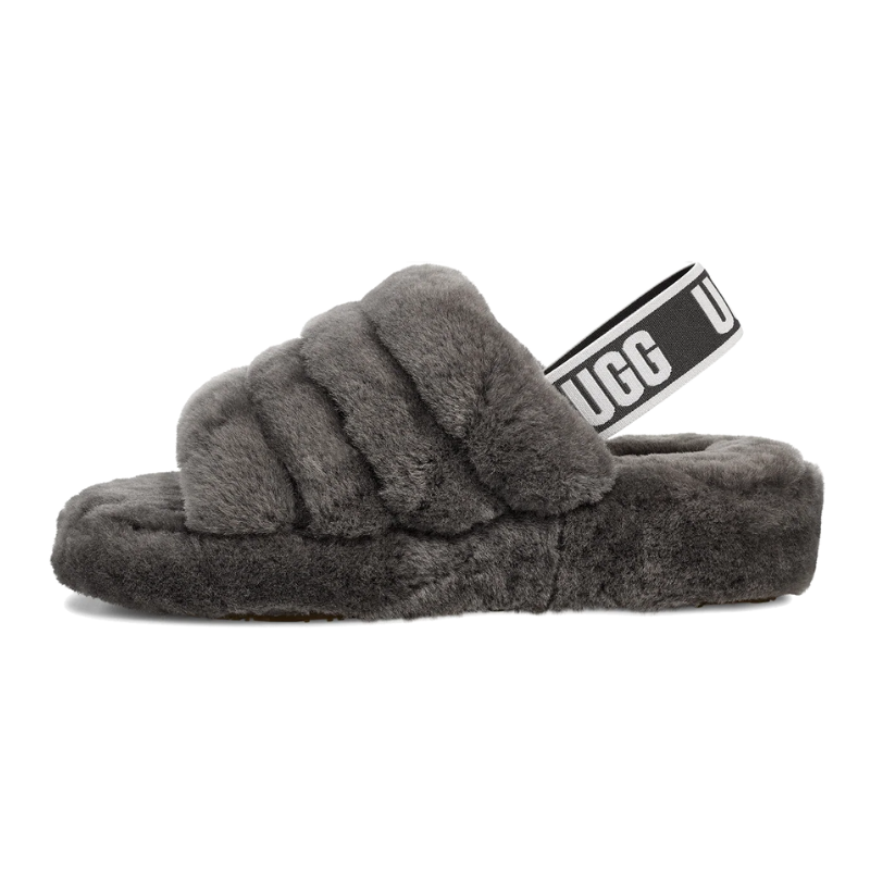 UGG Fluff Yeah Slide – Charcoal